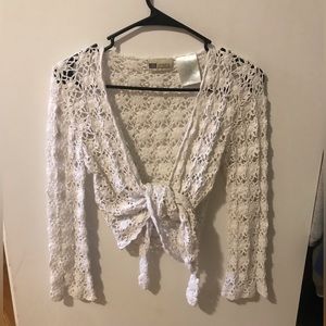 Crotchet hippie tie top